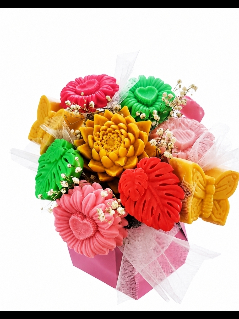 Handmade luxury soap flower bouquet by SunnyEssences
This beautiful artisan